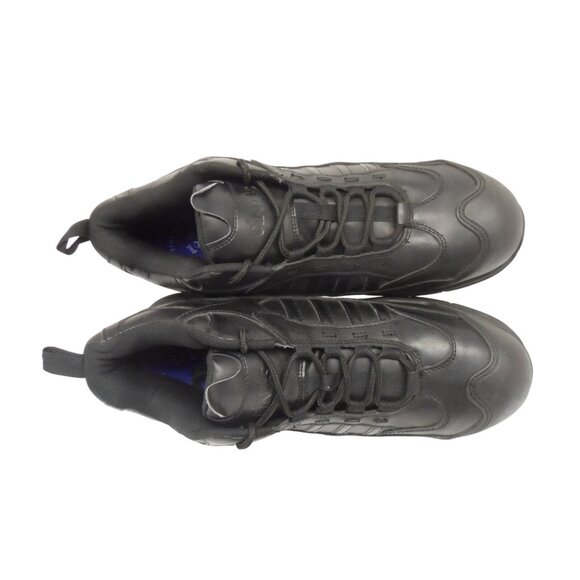 Cintas Men's Low-Cut Steel Toe Work Shoes 83726-35 Black Leather Size 14W - Picture 4 of 8